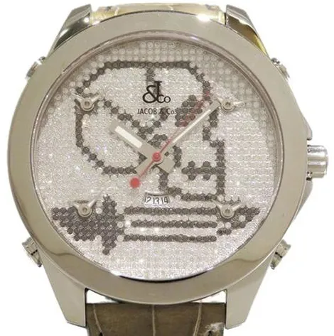 Jacob & Co. JC-SKULL3 47mm Stainless steel