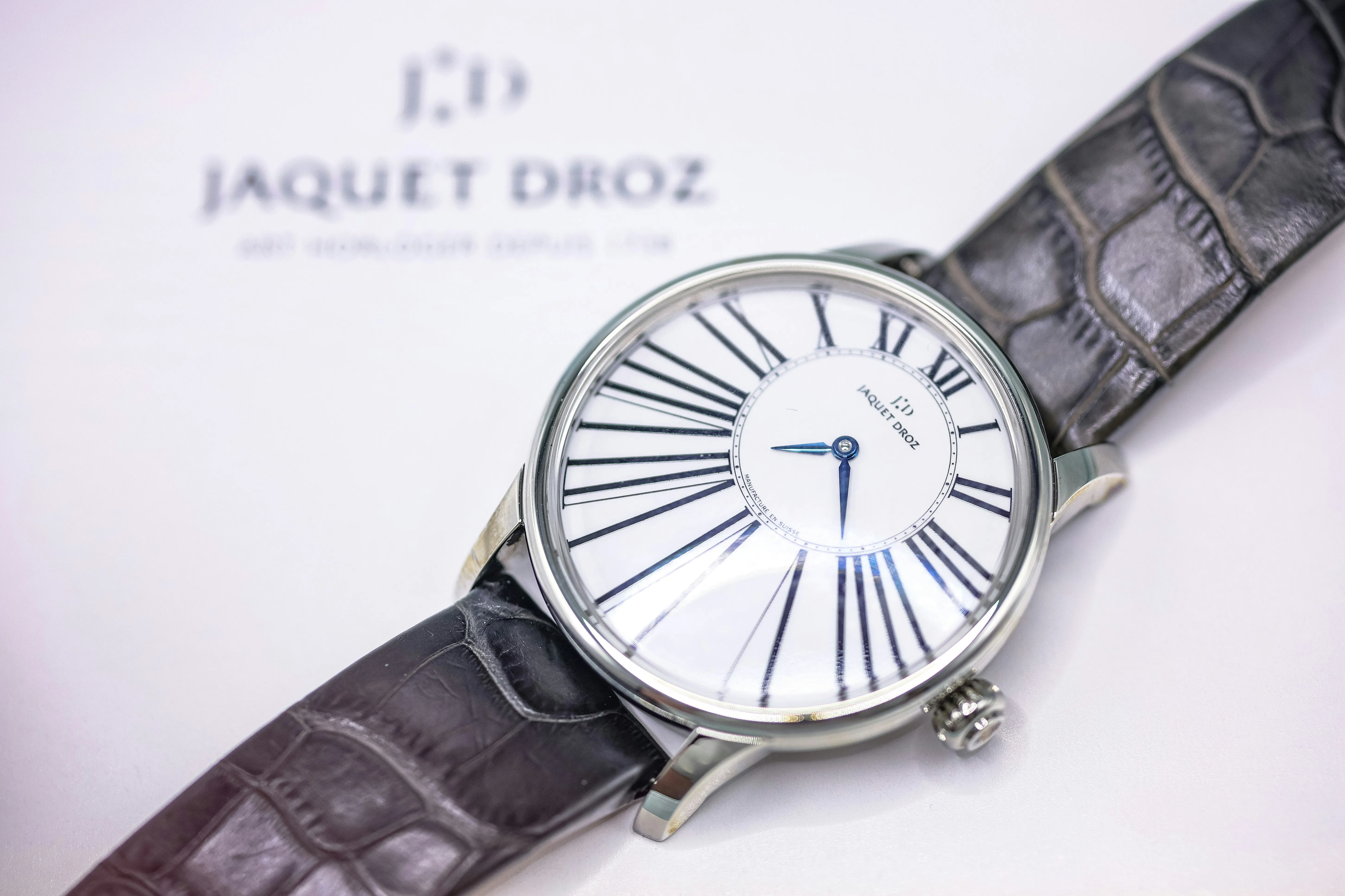 Jaquet Droz Petite Heure Minute J005020202 41mm Stainless steel White 1