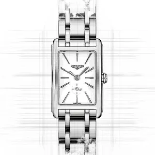 Longines DolceVita L52554116 Stainless steel White