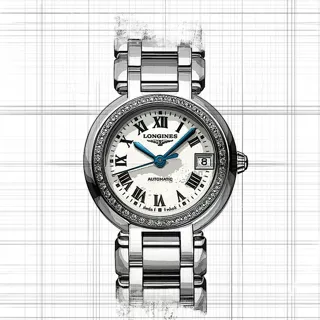 Longines PrimaLuna L8.111.0.71.6 Stainless steel Silber