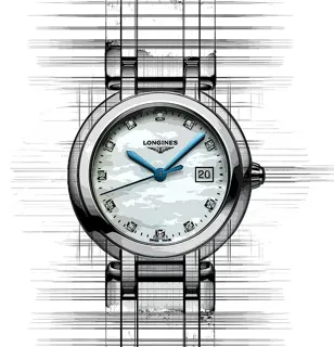 Longines PrimaLuna L8.112.4.87.6 Stainless steel Perlmutt