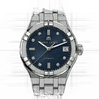 Maurice Lacroix AIKON AI6006-SS002-450-1 Stainless steel Blau