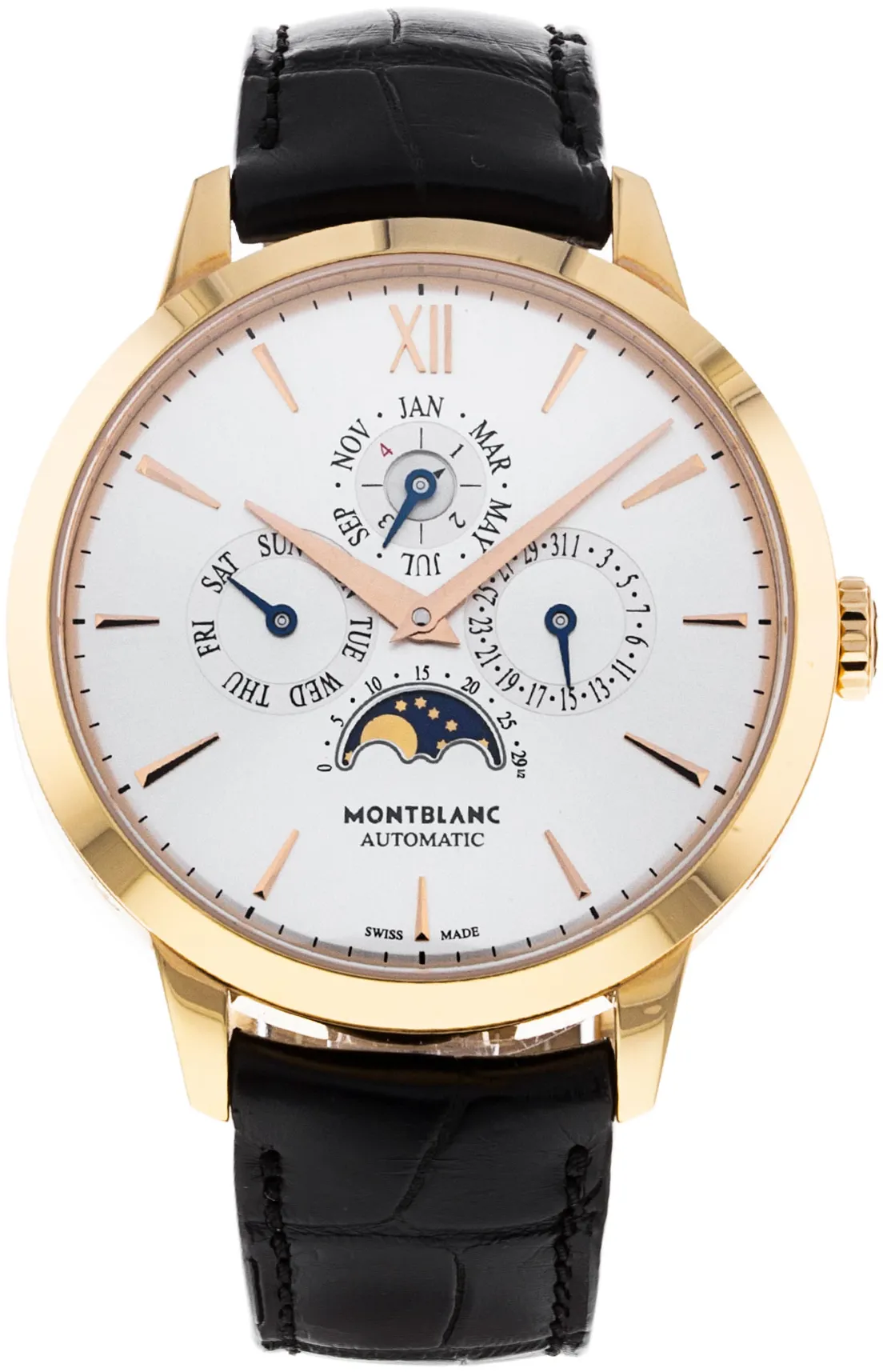 Montblanc Heritage 110714 39mm Rose gold Silver