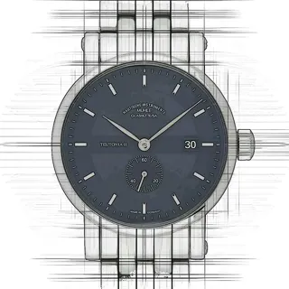 Mühle Glashütte Teutonia II Kleine Sekunde M1-33-42-MB Stainless steel Blue