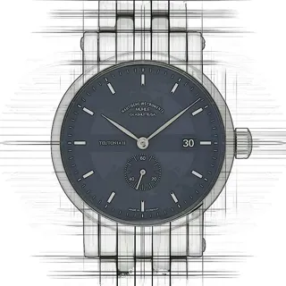 Mühle Glashütte Teutonia M1-33-42-MB Stainless steel Blue