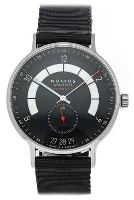 NOMOS Autobahn 1302 41mm Stainless steel Blue