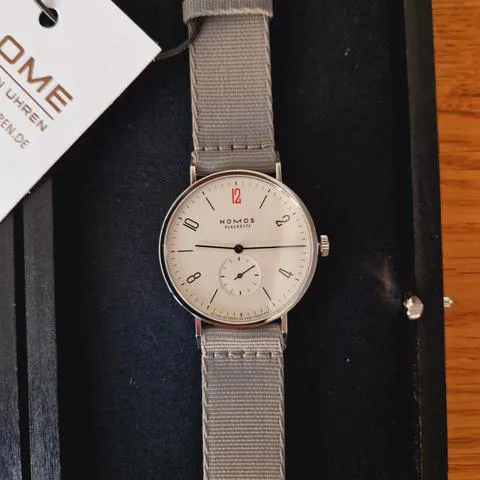 NOMOS Tangente 38 164.S2 38mm Stainless steel White