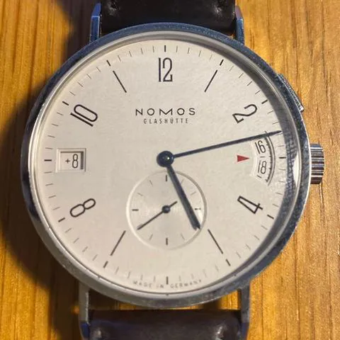 NOMOS Tangomat 637 40mm Stainless steel White