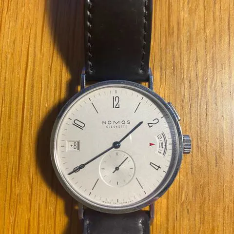 NOMOS Tangomat 637 40mm Stainless steel White 1