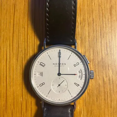 NOMOS Tangomat 637 40mm Stainless steel White 3