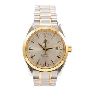 Omega Aqua Terra 2318.30 Yellow gold and Stainless steel Silver