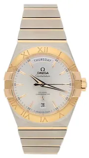 Omega Constellation 123.20.38.22.02.001 Stainless steel and Red gold Silver Baton