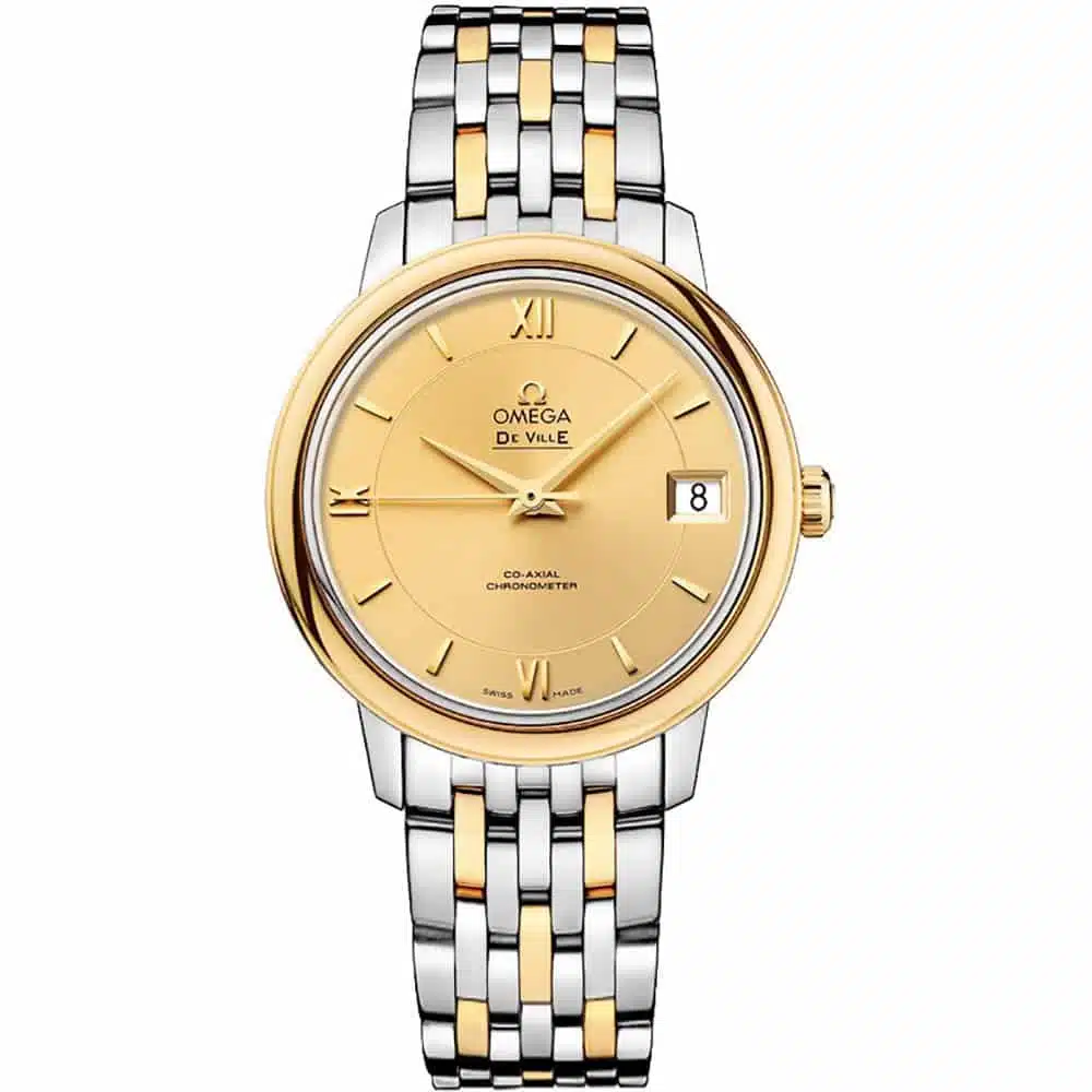 Omega De Ville 424.20.33.20.08.001 32.5mm Yellow gold and Stainless steel Yellow