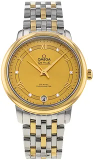 Omega De Ville 424.20.33.20.58.002 Yellow gold Golden