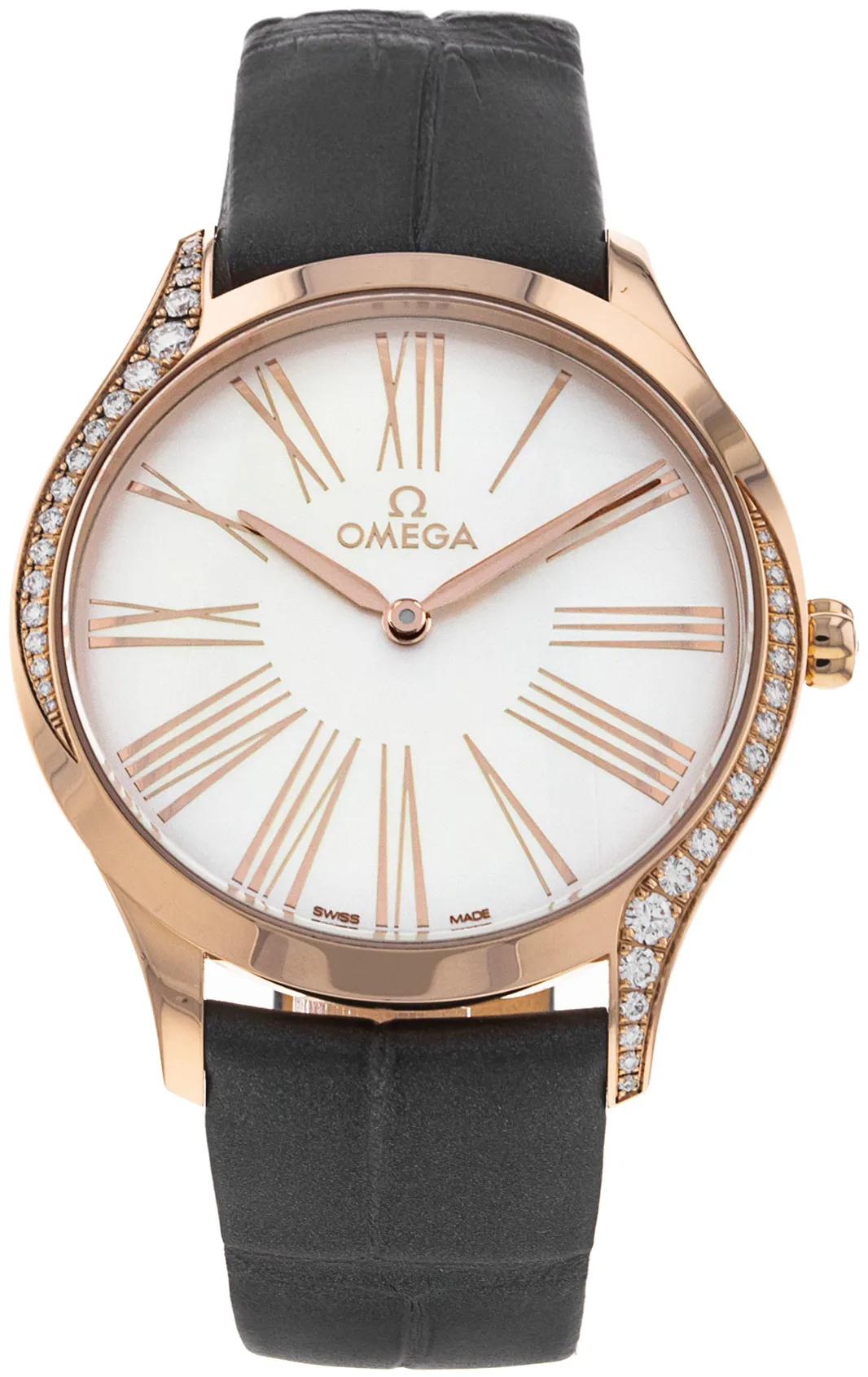 Omega De Ville 428.58.36.60.02.001 36mm Rose gold Silver