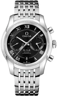 Omega De Ville Co-Axial 431.10.42.51.01.001 Stainless steel Black