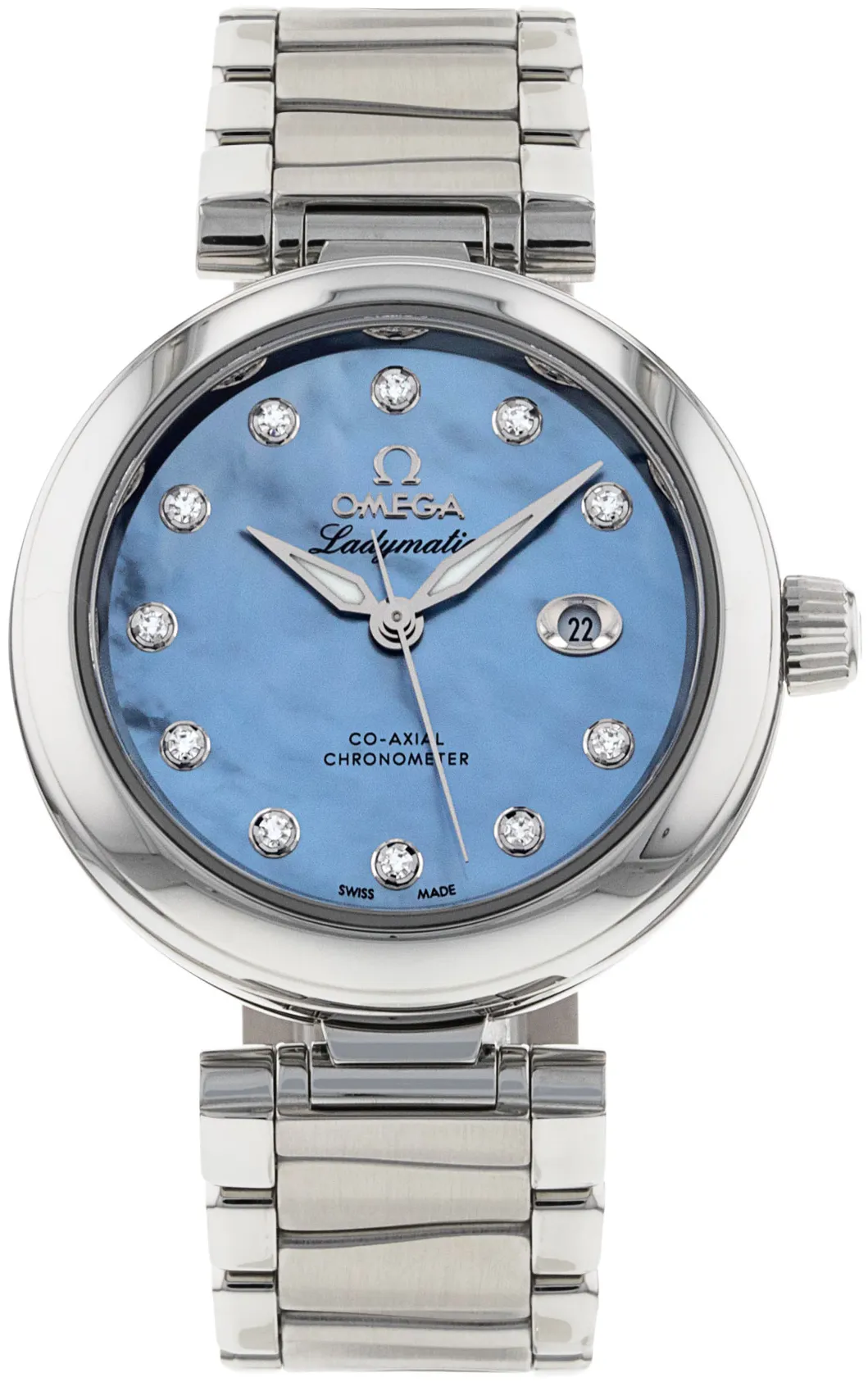 Omega De Ville 425.30.34.20.57.003 34mm Stainless steel Blue