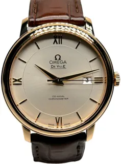 Omega De Ville Prestige 424.53.40.20.02.001 Red gold Silver