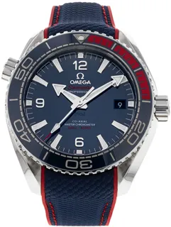 Omega Seamaster Planet Ocean 522.32.44.21.03.001 Stainless steel Blue Quarter Arabic