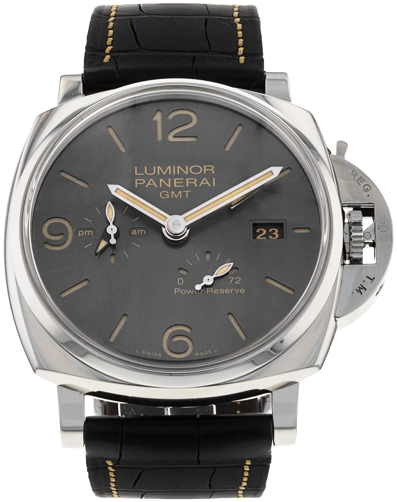 Panerai Luminor Due PAM 00944 45mm Stainless steel Gray