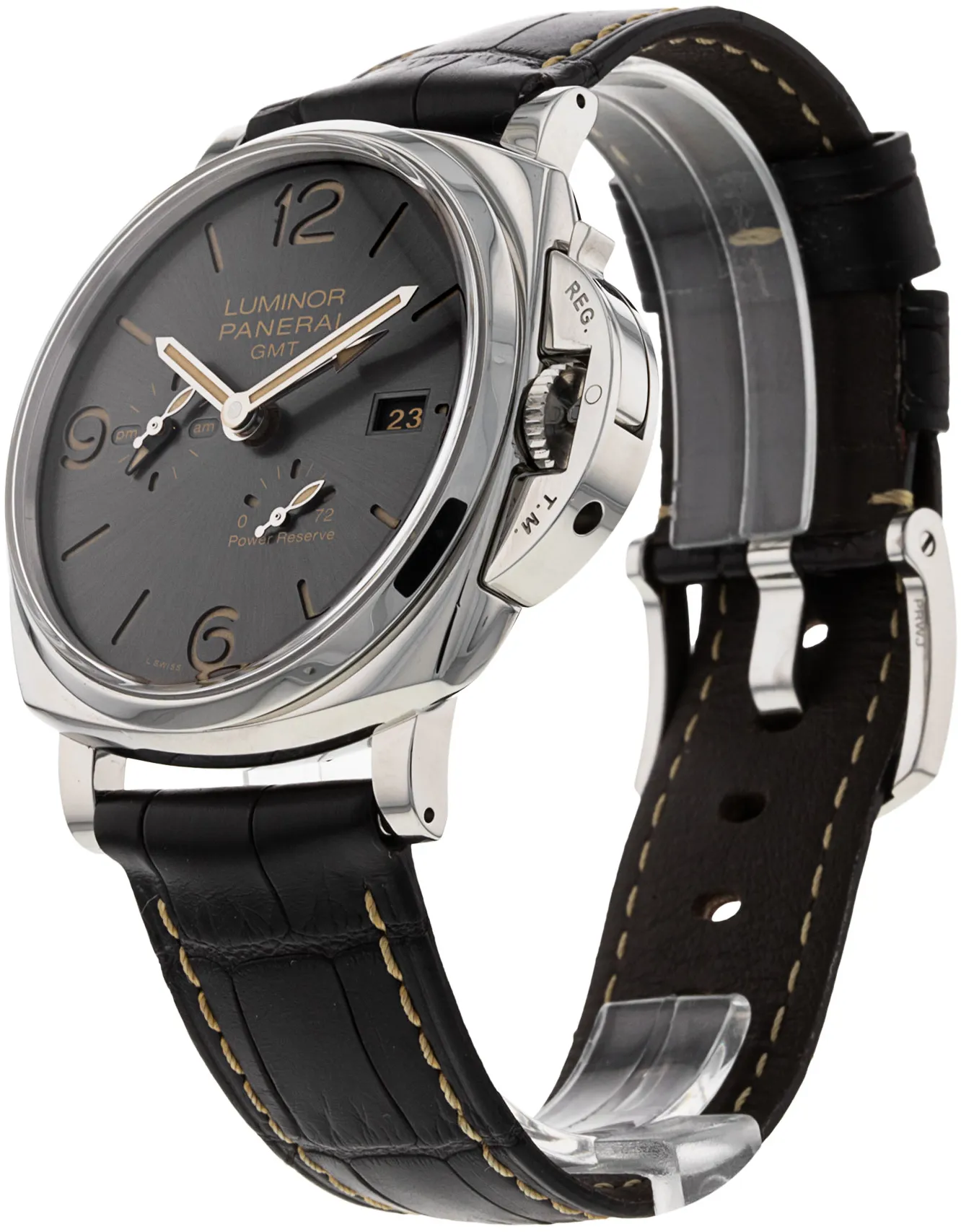 Panerai Luminor Due PAM 00944 45mm Stainless steel Gray 1