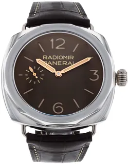 Panerai Special Editions PAM 00521 Platinum Brown