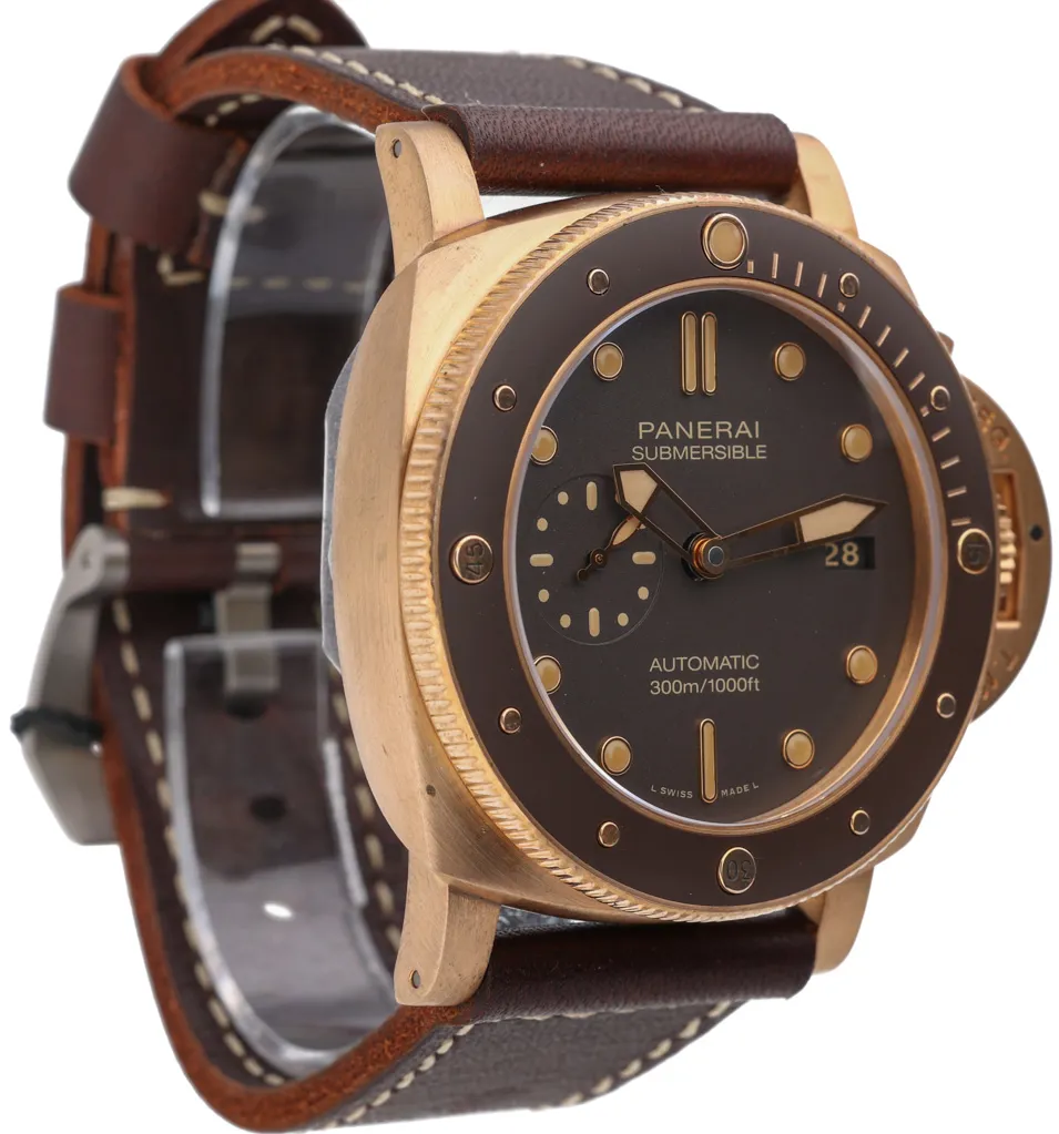 Panerai Submersible PAM 00968 47mm Bronze Brown 5