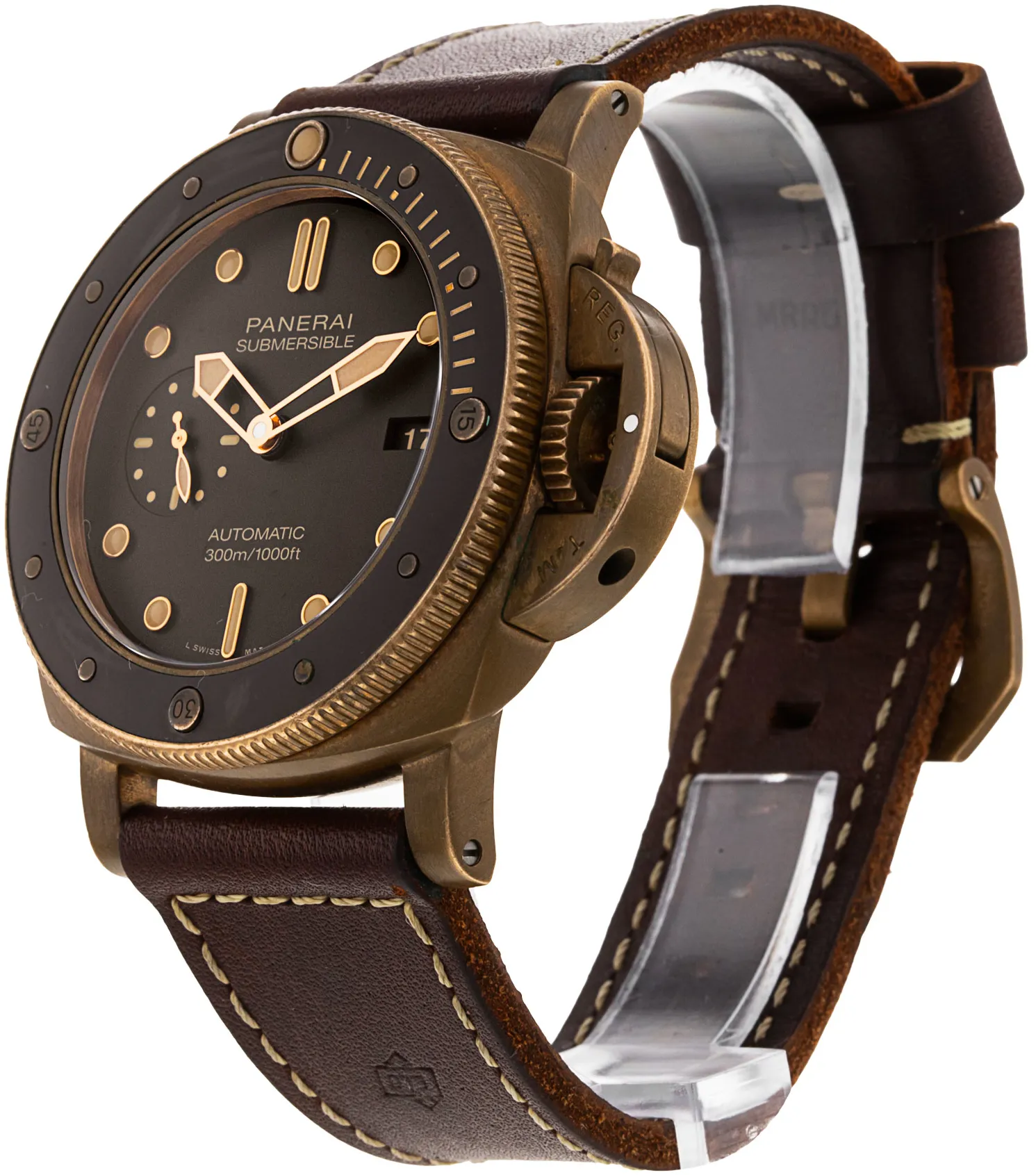 Panerai Submersible PAM 00968 47mm Bronze Brown 3