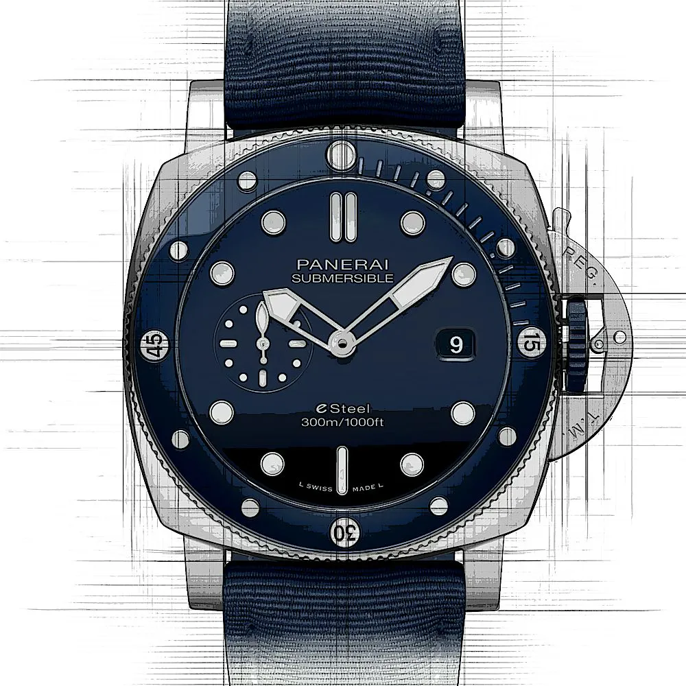 Panerai Submersible PAM 01289 44mm Stainless steel