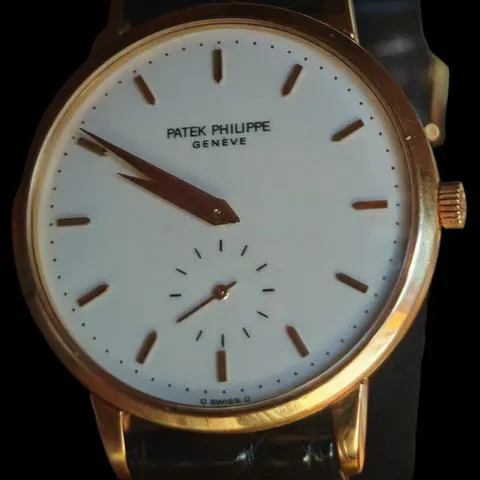 Patek Philippe Calatrava 3893J 33mm Yellow gold White