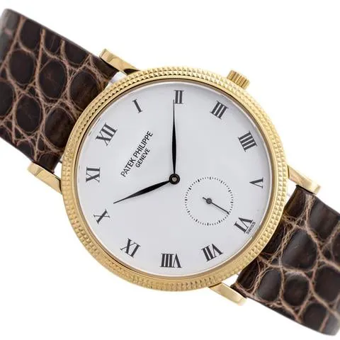 Patek Philippe Calatrava 3919J-001 33mm Yellow gold White