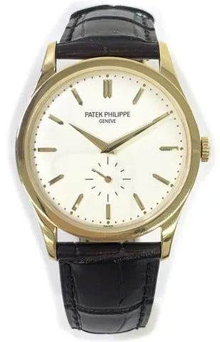 Patek Philippe Calatrava 5196J-001 37mm Yellow gold Silver