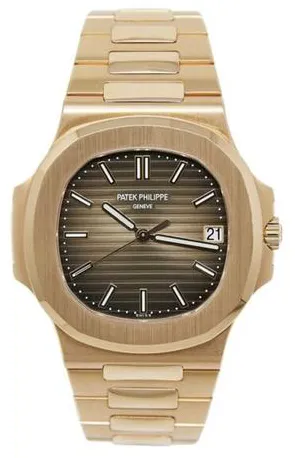 Patek Philippe Nautilus 5711 40mm Rose gold Brown 1