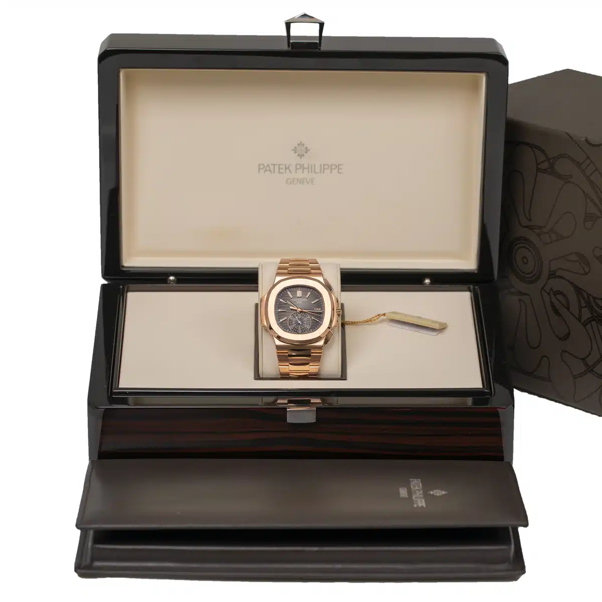 Patek Philippe Nautilus 5980/1R-001 40.5mm Rose gold Black 4