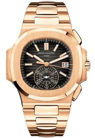 Patek Philippe Nautilus 5980/1R-001 40.5mm Rose gold Black