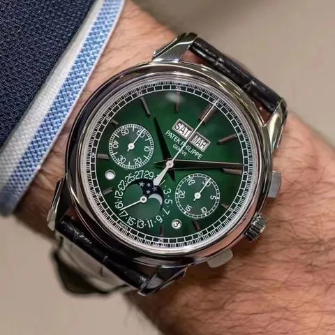 Patek Philippe Perpetual Calendar Chronograph 5270P-014 41mm Platinum Green 7