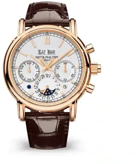 Patek Philippe Perpetual Calendar Split-Seconds Chronograph 5204R-001 Rose gold Silver