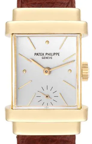 Patek Philippe Top Hat 1450 25mm Yellow gold Silver 1