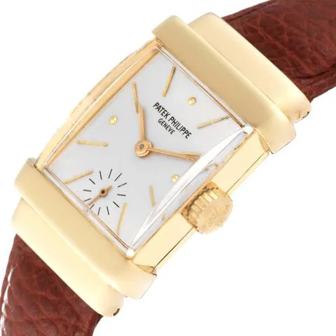 Patek Philippe Top Hat 1450 25mm Yellow gold Silver 3