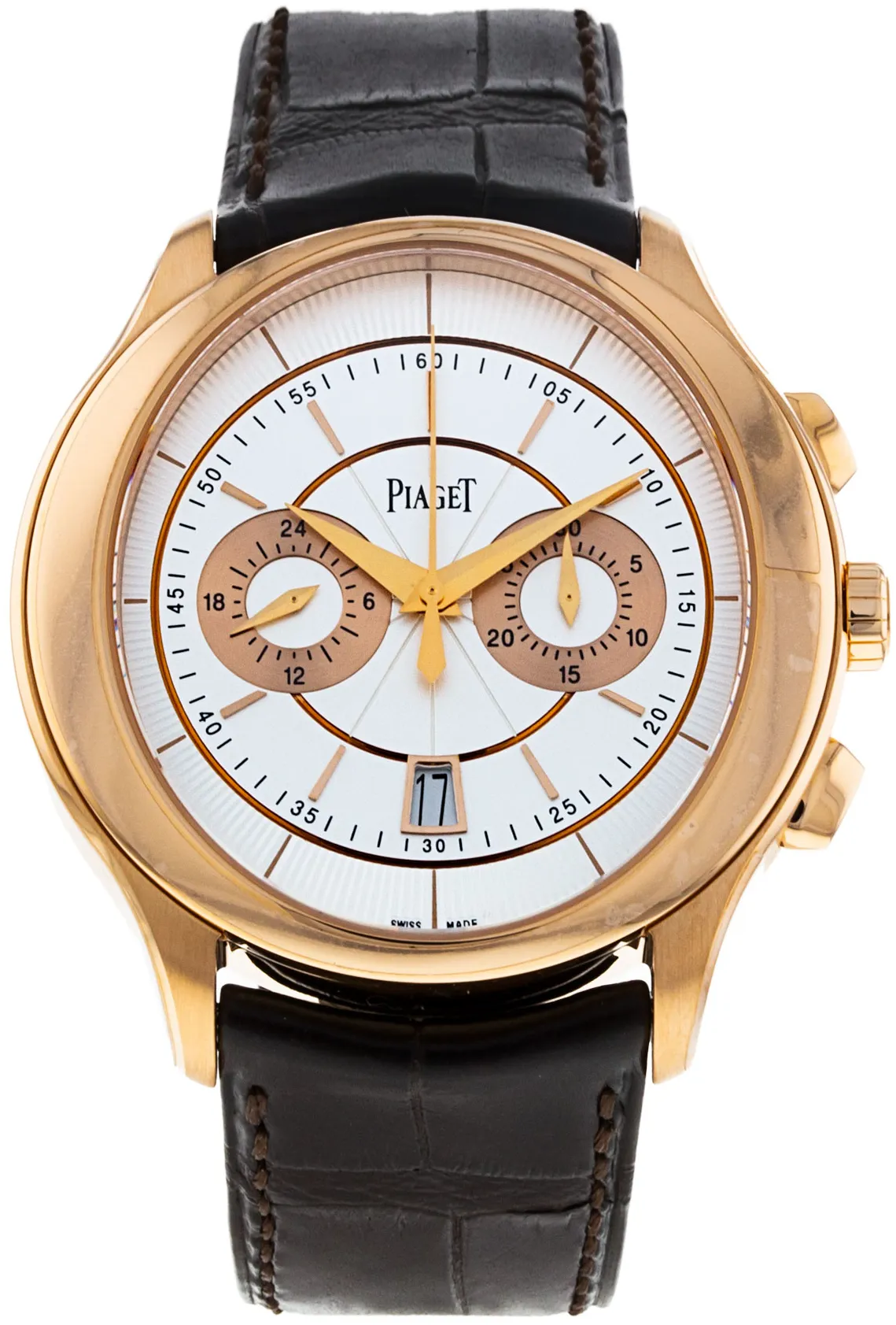 Piaget Gouverneur G0A37112 43mm Rose gold Silver