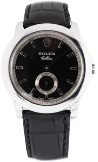 Rolex Cellini 5241/6 Platinum Black Baton