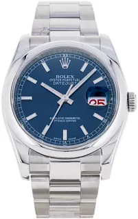 Rolex Datejust 36 116200 Stainless steel Blue