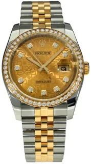 Rolex Datejust 36 116243 Yellow gold and Stainless steel