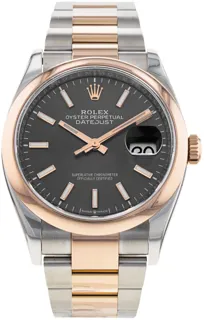 Rolex Datejust 36 126201 Rose gold and Stainless steel Gray