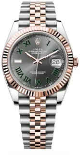 Rolex Datejust 41 126331 Stainless steel and Everose gold Wimbledon