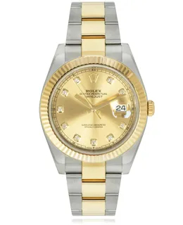 Rolex Datejust 41 126333 Yellow gold and Stainless steel Champagne