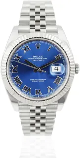 Rolex Datejust 41 126334 White gold and Stainless steel Blue