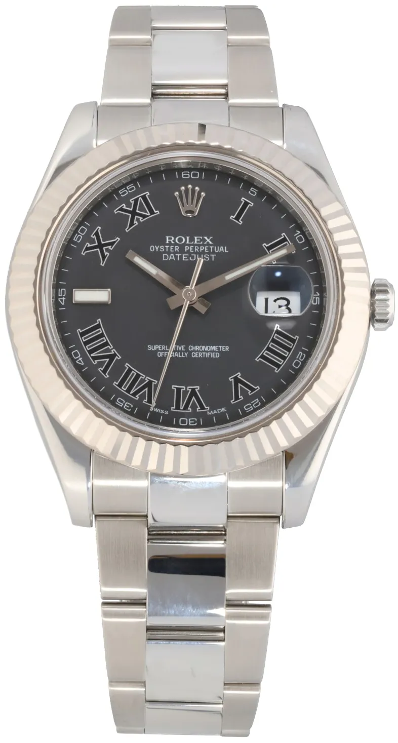 Rolex Datejust II 116334 41mm White gold and Stainless steel