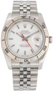 Rolex Datejust Turn-O-Graph 116264 White gold and Stainless steel