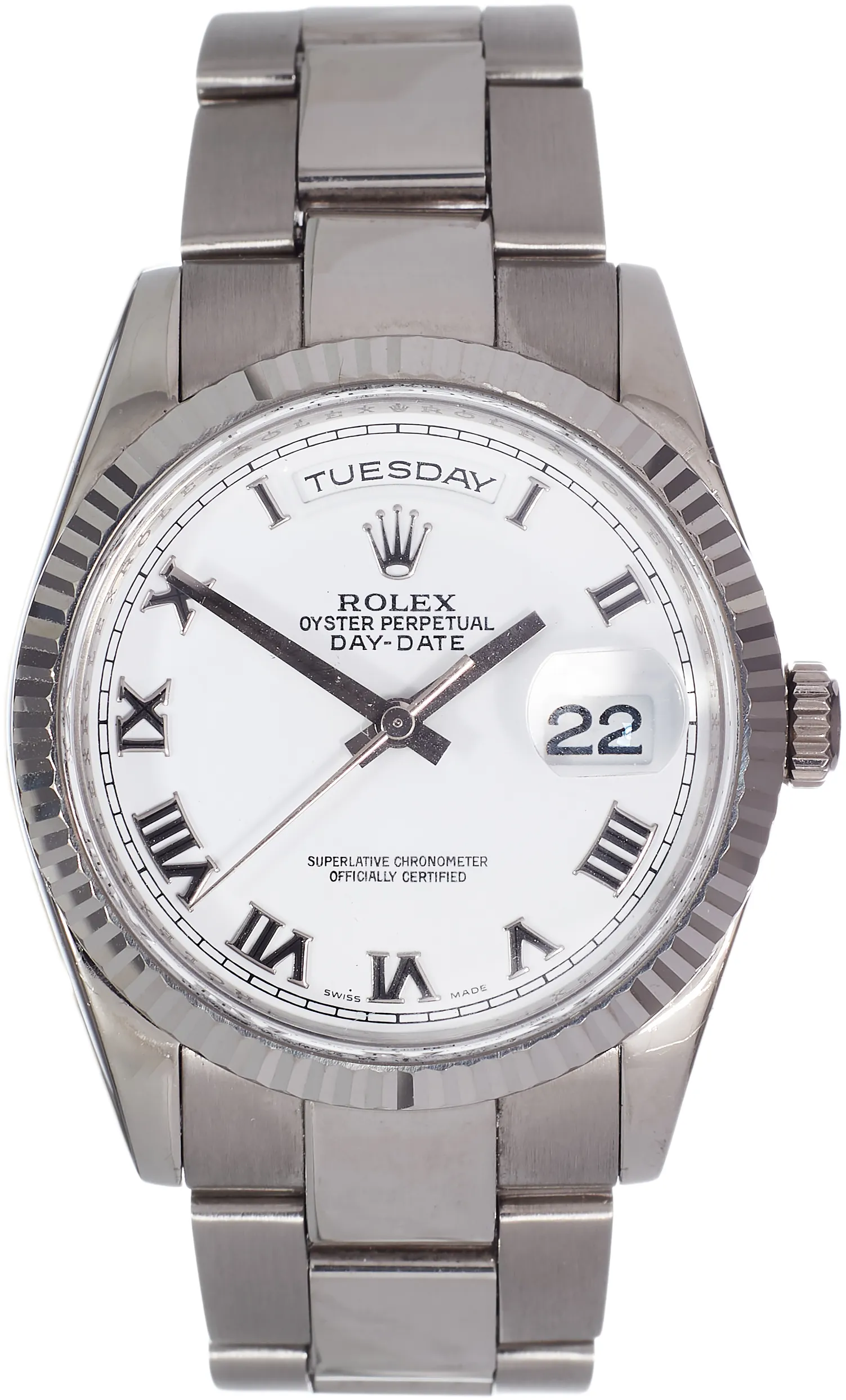 Rolex Day-Date 36 118239 36mm White gold White